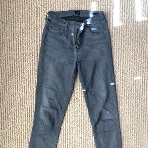 Citizens of Humanity, Size 25, Grey Jeans, Rocket Crop High Rise Skinny